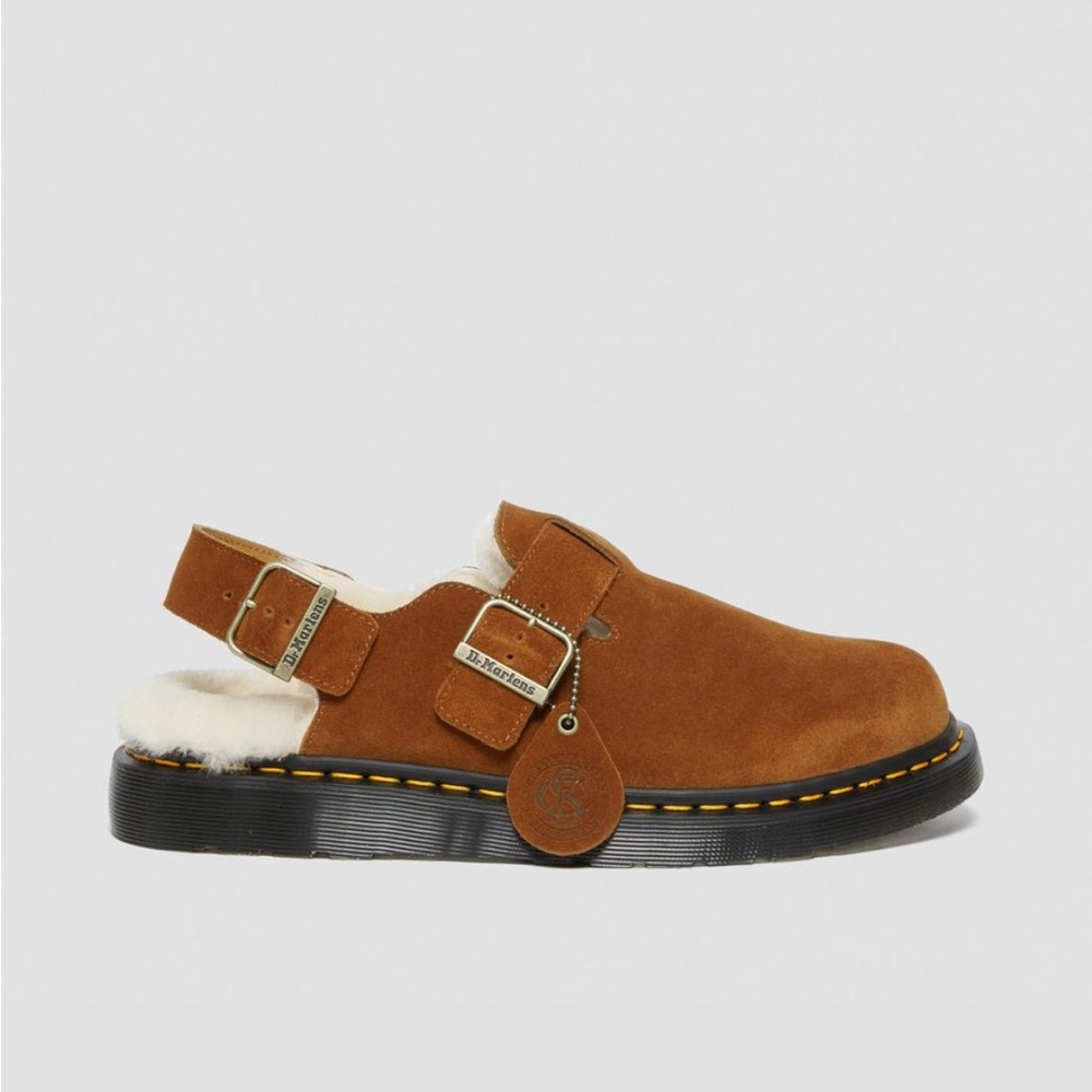 Dr. Martens JORGE MADE IN ENGLAND SHEARLING SLINGBACK MULE